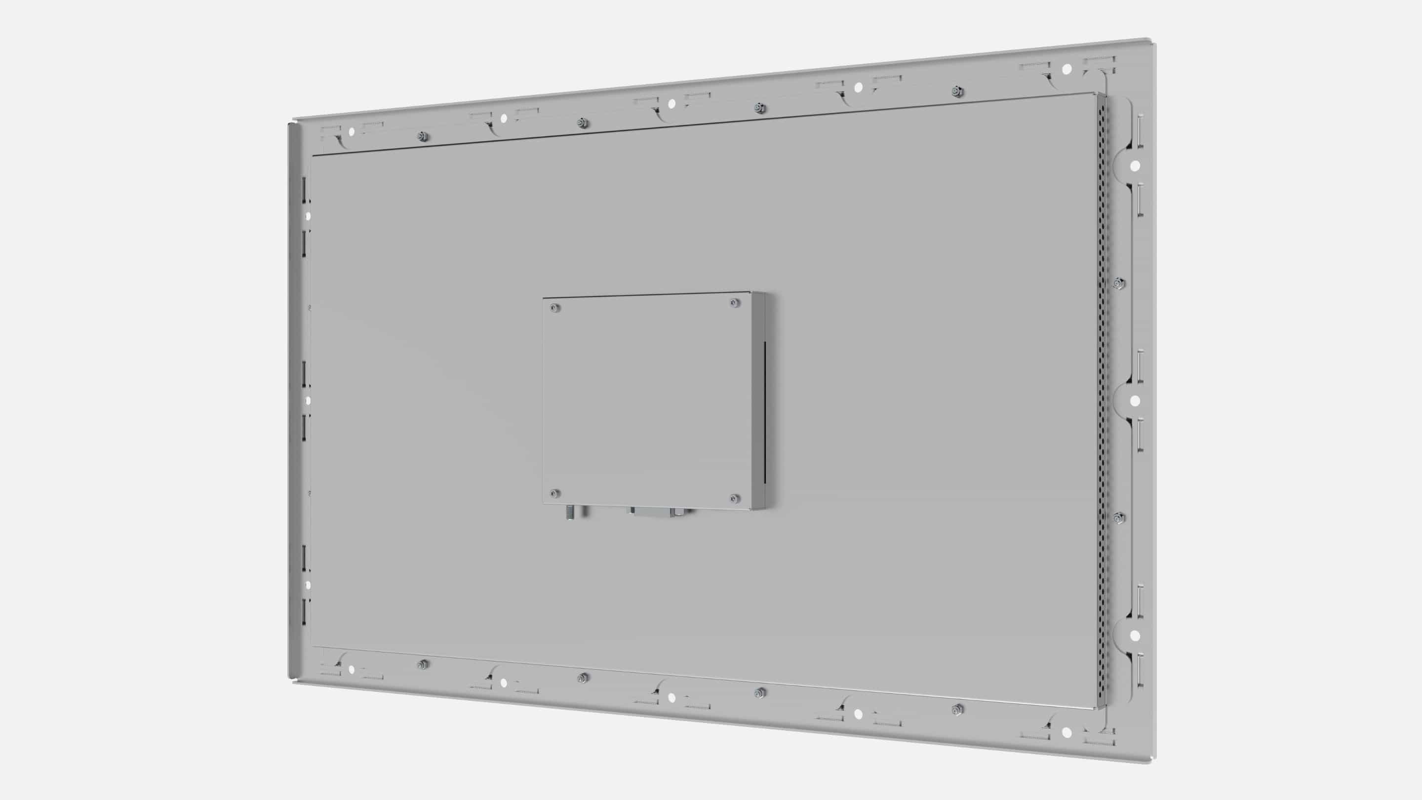 Afbeelding Combo 1404 een wit rechthoekig object met schroeven