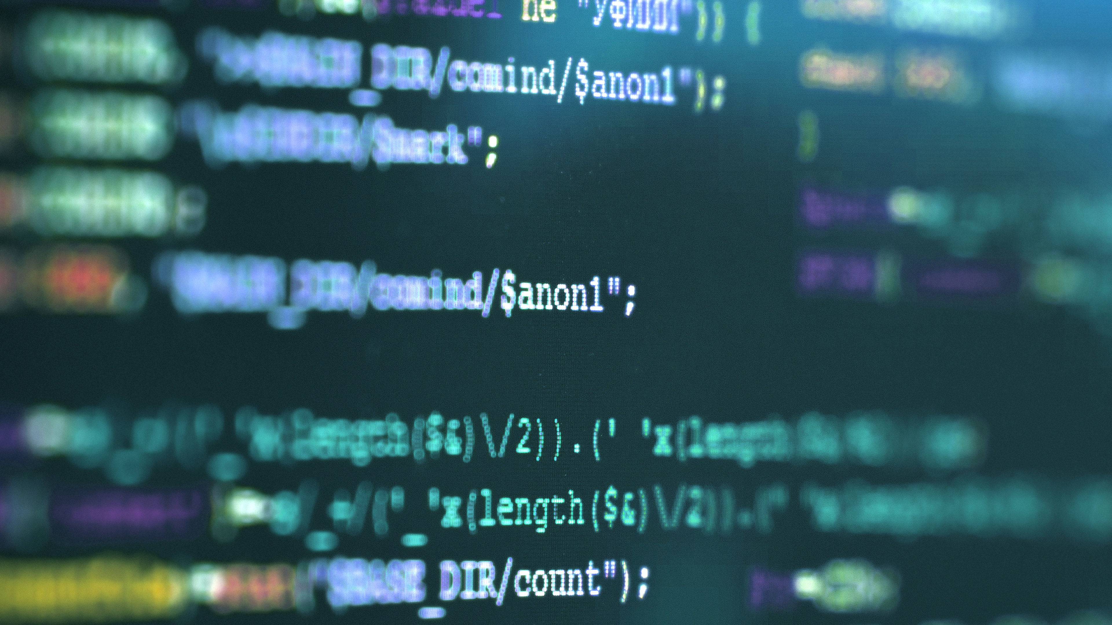 Pag-unlad - Software ng isang screen shot ng isang computer code