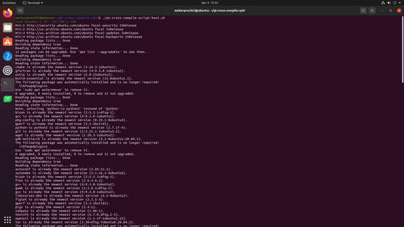 Software încorporat - Qt cross compile scripturi de configurare pentru Raspberry Pi 4 o captură de ecran a unui program de calculator