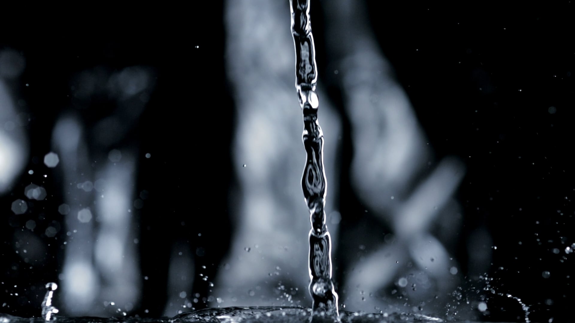 Tubig ay walang Problema isang close up ng tubig